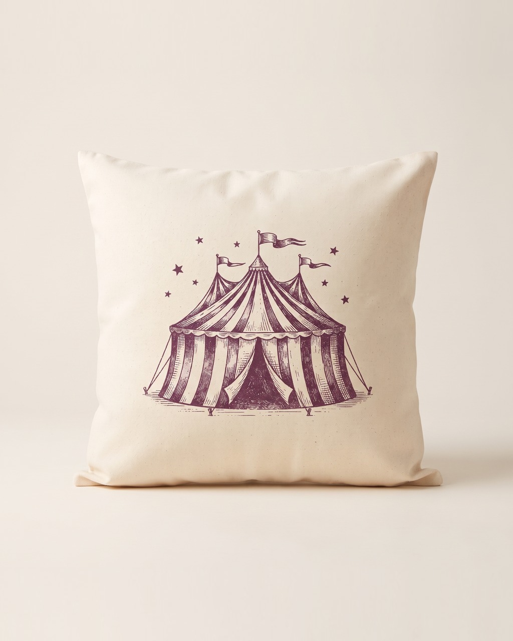 Big Top Cushion Cover in Bone