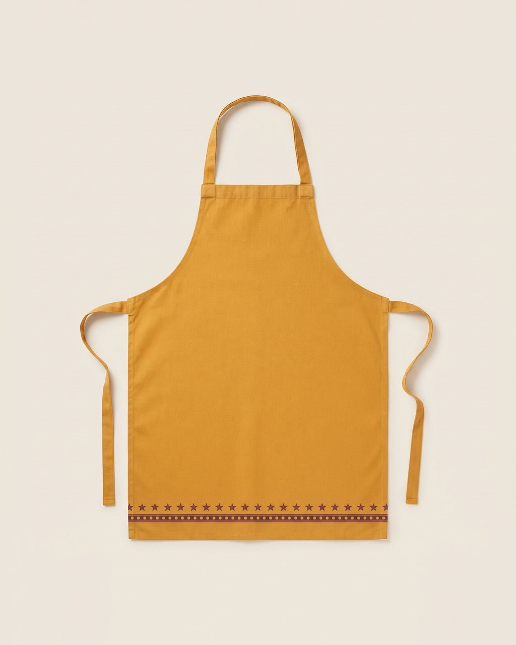 Marquee Hem Apron in Marigold