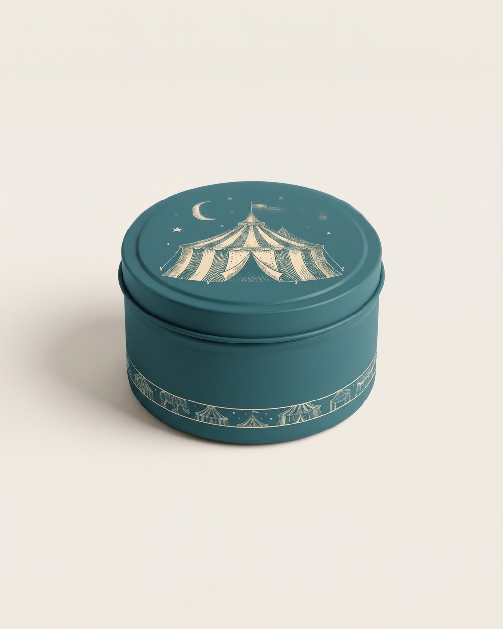 Midnight Tent Candle in Teal