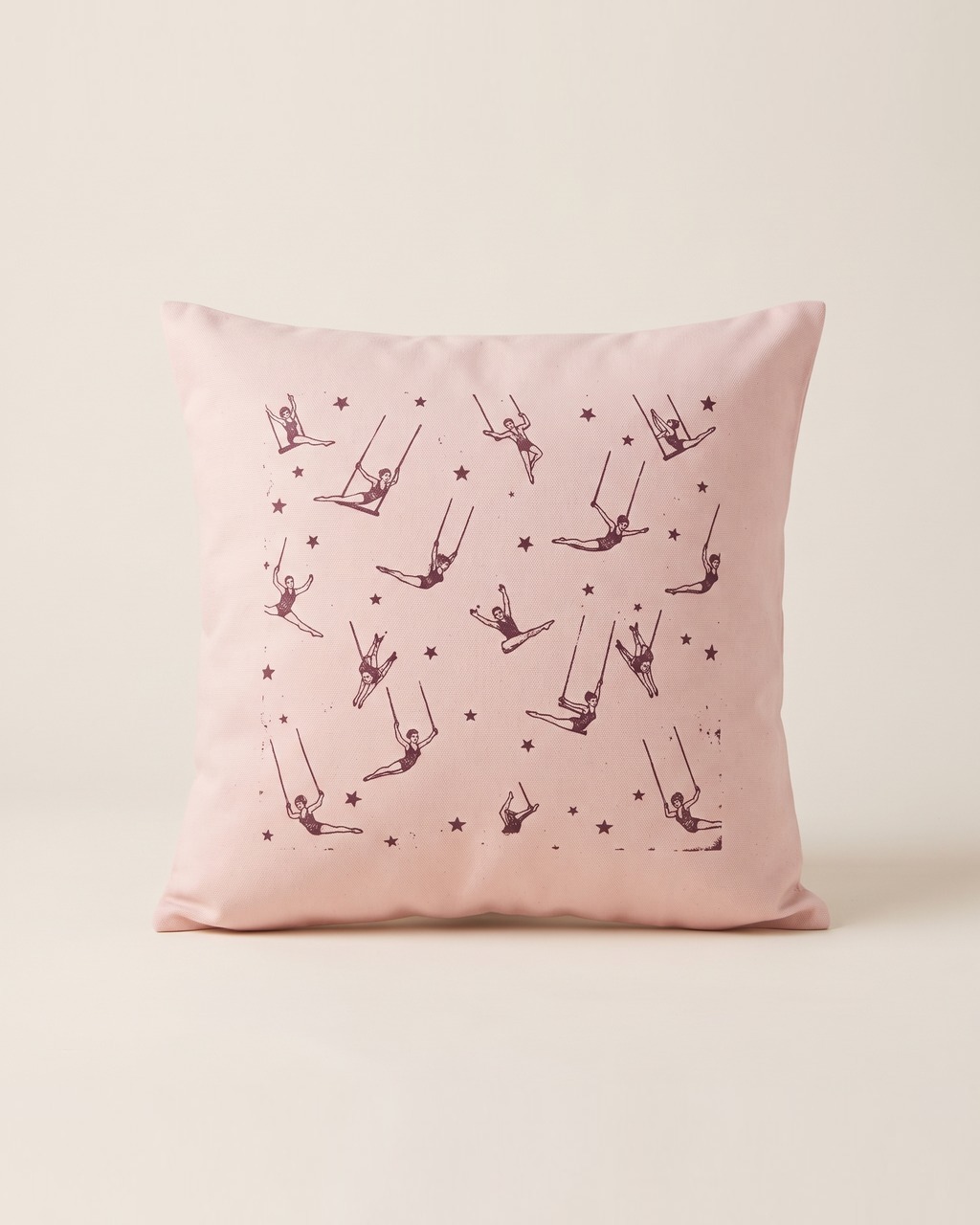 Trapeze Stars Cushion Cover in Blush